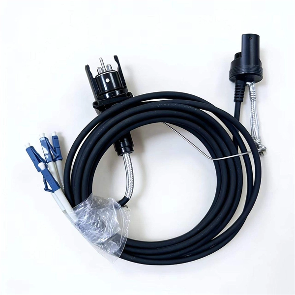 Low-voltage fiber optic cable splicing