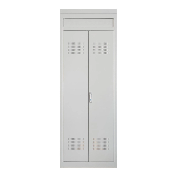Where are steel cable trays installed