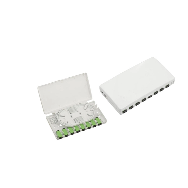 Fiber optic panel network cable junction box
