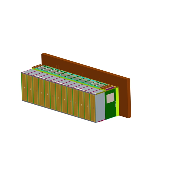 Fireproof baffle for distribution box