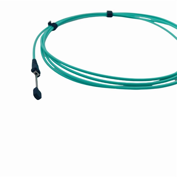 How many megabits of network can a single-mode fiber optic cable support 