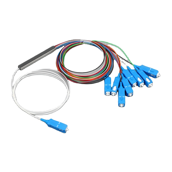 How to splice fiber optic cable after two and a half turns 